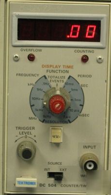 Tektronix DC504 / dc 504 counter / timer plug in