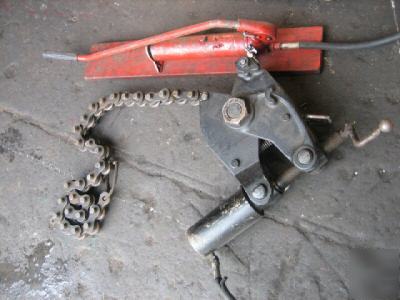 Ridgid - wheeler hydraulic cas iron pipe cutter