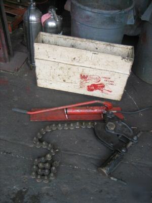 Ridgid - wheeler hydraulic cas iron pipe cutter