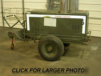 Trailered portable military duct heater 400,000 btu