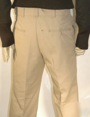 Horace small uniform security pant 100 % polyester tan