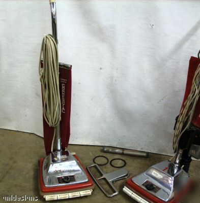 2 sanitaire commercial vacuums models SC887 & SC886 