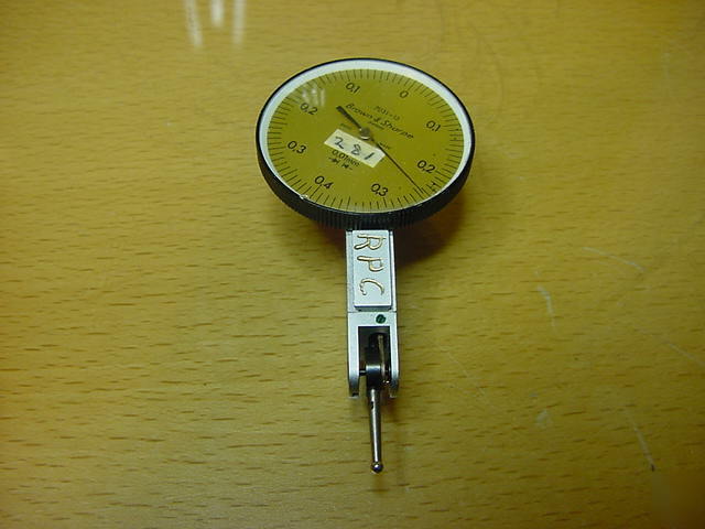 Brown & sharpe 7031-13 0.01MM metric dial indicator