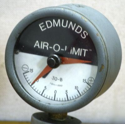 Edmunds air-o-limit 30-b pneumatic bore gauge gage #3
