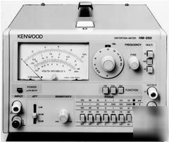 Kenwood hm-250 auto-tuning distortion meter