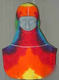 Majestic fire apparel tie dyed nomex flash hood
