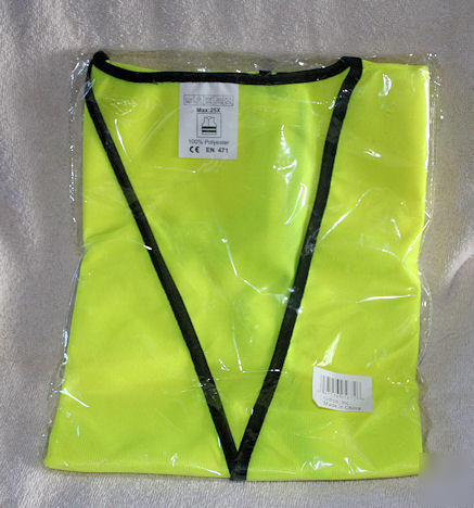 New reflective neon fluorescent safety vest 