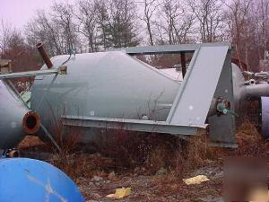 3500 gallon carbon steel tank silo with dust collector