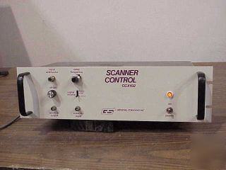 General scanning #CCX102 scanner control