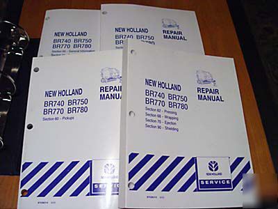 New holland BR740 BR750 BR770 BR780 service manual nh