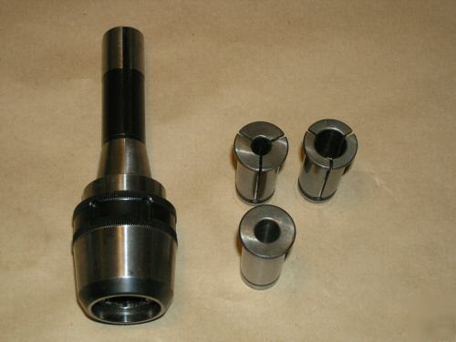 Spi R8 collet chuck with 3 reducing sleeves