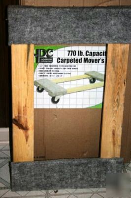 Carpeted mover's dolly - 770 lb. capacity 