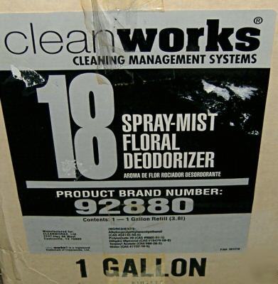 Cleanworks cleaning mgmt system deodorizer # 92880
