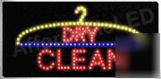 Dry clean led sign (0003)