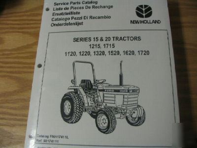 New holland series 15 & 20 tractors parts catalog