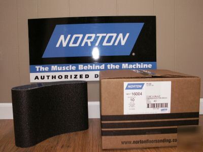 Norton floor sanding belts 100 grit