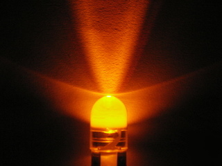 10PCS x 8MM high power yellow led 6 lumens @150MA 0.5W