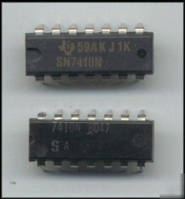 7410 / SN7410N / triple 3-input positive-nand gates