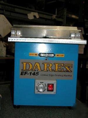Darex EF145 contour edge finishing machine