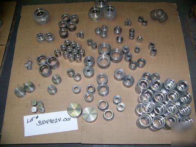Lot # S1049024 - 3000# 304 & 316 ss forged fittings