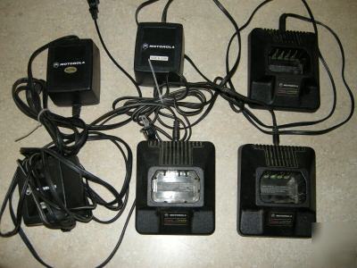 Motorola radio, 2 P110, 2 P1225 used radios w/ chargers