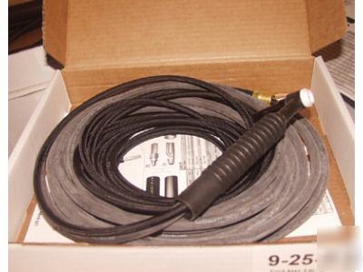 New SR9V-25-2 w/gas valve wp-9 tig torch 2PC25FT cable