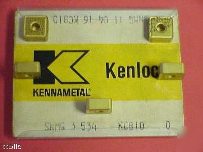 14PC snmg 3534 KC810 kennametal metcut drilling insert