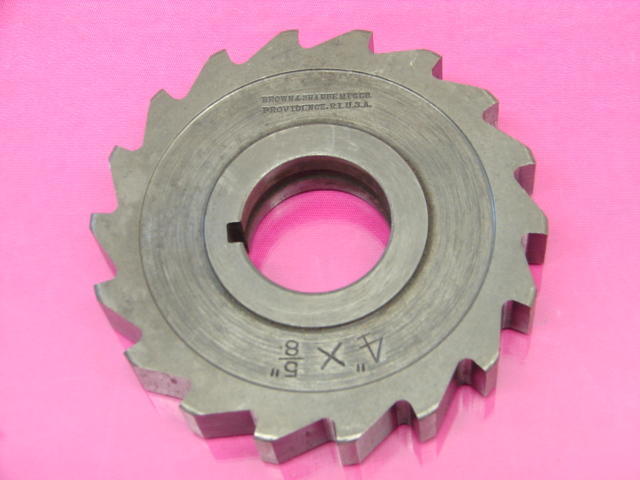 Brown&sharpe 3-7/8 x 5/8 machinist plain milling cutter