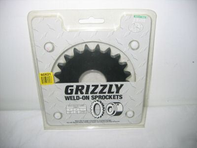 Grizzly weld-on sprocket #60X21
