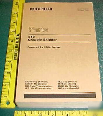 New caterpillar 518 grapple skidder illus parts catalog 
