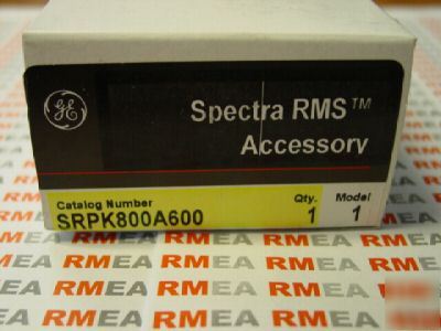 New ge spectra SRPK800A600; 600 amp rating plug - 