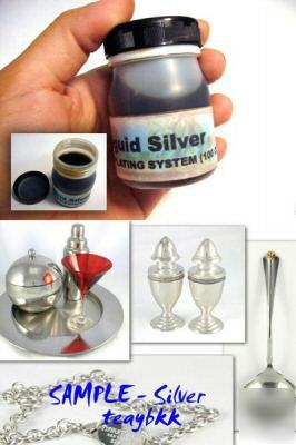 New liquid silver electro plating 100CC