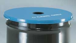 New united metal recycling barrel cover can hole