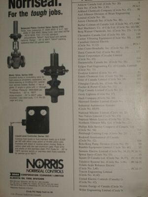 Dover co, norriseal catalog ad page asbestos