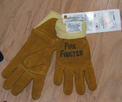 Fire firefighter turnout bunker gear wristlet glove s 