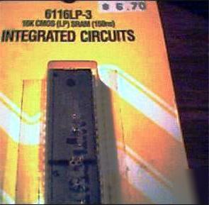 Integrated circuit 16K cmos 6116P-3 sram 150NS