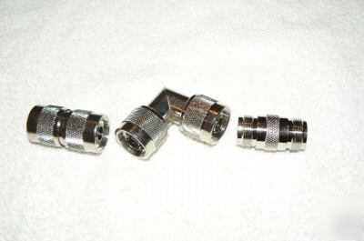 Rf connector adapter set, n type 3 piece set