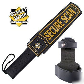 StreetwiseÂ® metal detector for building security safety