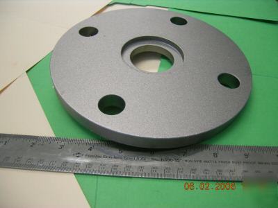 Universal steel disc flange machine base