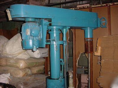Used hockmeyer mixer, stainless steel shaft and blade