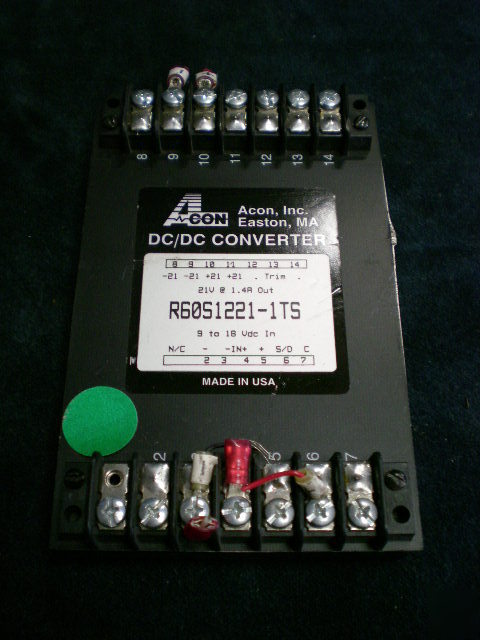  acon dc/dc converter R60S1221-1TS
