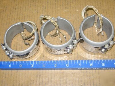 Lot of 3 fast heat heater bands 2-1/2