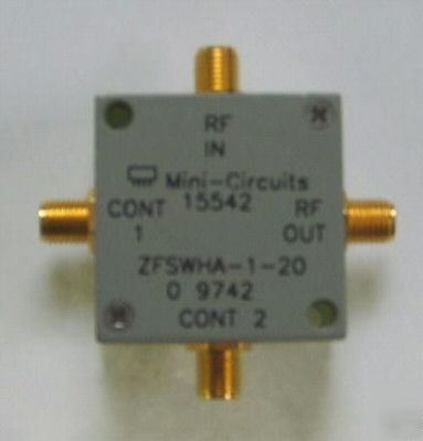 Mini-circuits zfswha-1-2 dc to 2000MHZ rf switch