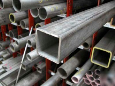 Stainless steel sq tube mill finish 3/4X3/4X16GAX36