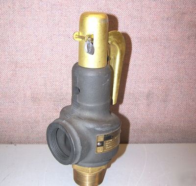 New dresser brass safety relief valve 1 1/4