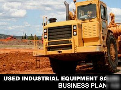 Used industrial equipment sales- business plan