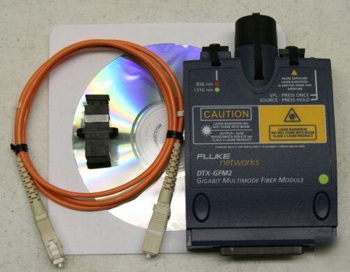 Fluke dtx-GFM2 gigabit mm fiber module dtx-gfm dtx-1800