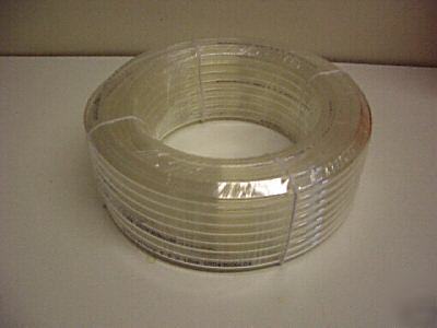 25 metre coil of transparent polyurethane tube 4 x 2.5 
