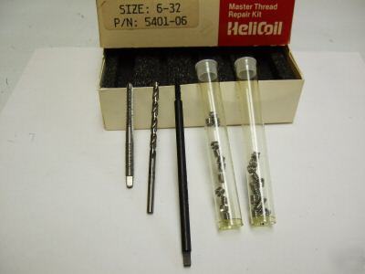 Helicoil master thread repair kit (6-32) #5401-6