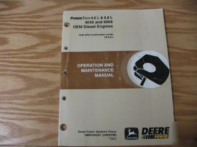 John deere 4.5 6.8 4045 6068 diesel engine ops manual